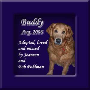 Buddy's Memorial August 2006