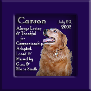 Carson's Memorial July 29, 2008